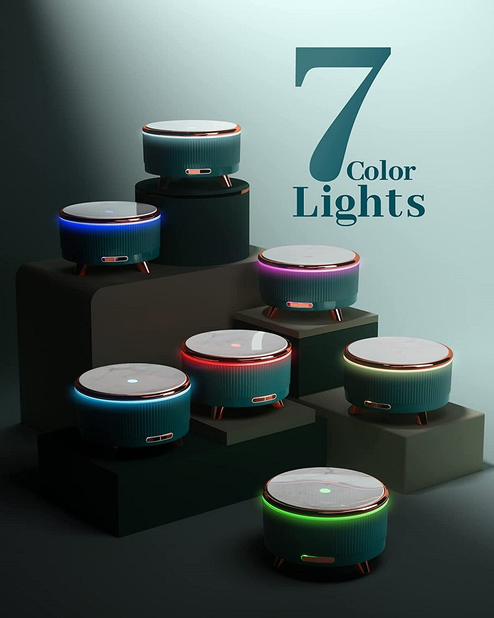500ml Ultrasonic Aroma Diffuser & Humidifier